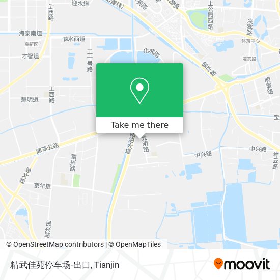 精武佳苑停车场-出口 map