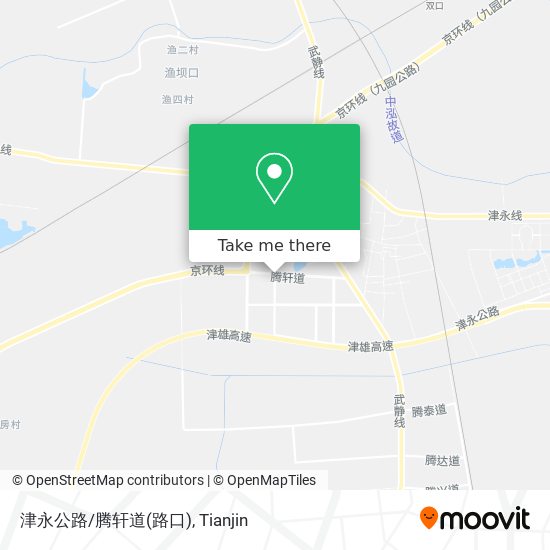 津永公路/腾轩道(路口) map