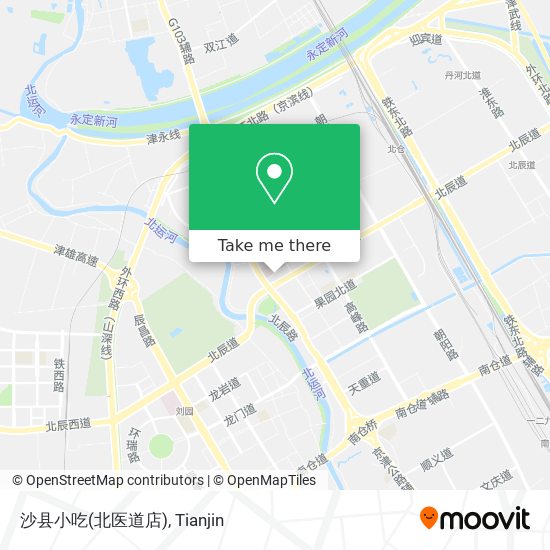 沙县小吃(北医道店) map