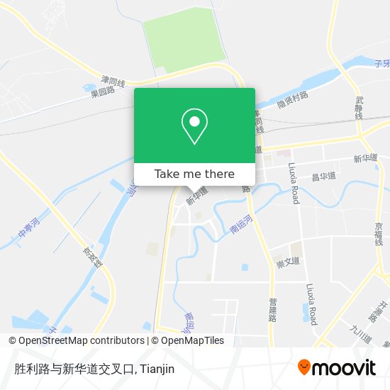胜利路与新华道交叉口 map