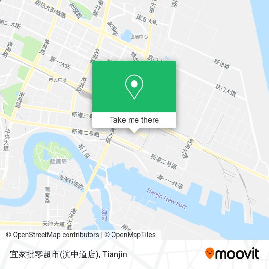 宜家批零超市(滨中道店) map