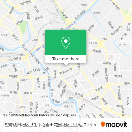 望海楼街社区卫生中心金田花园社区卫生站 map