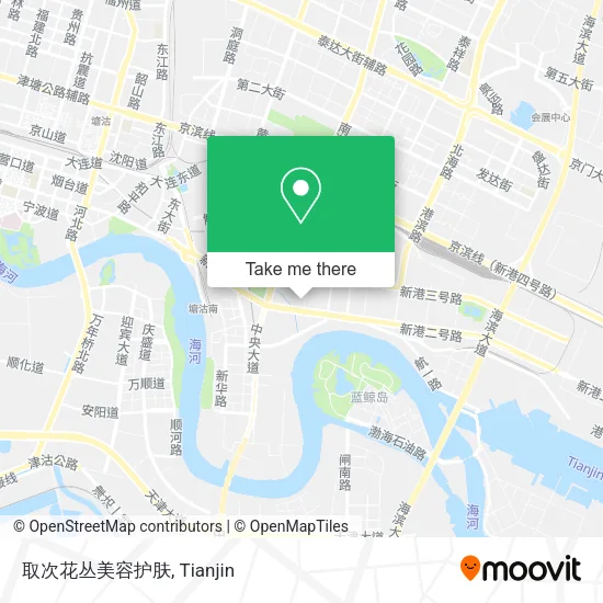 取次花丛美容护肤 map