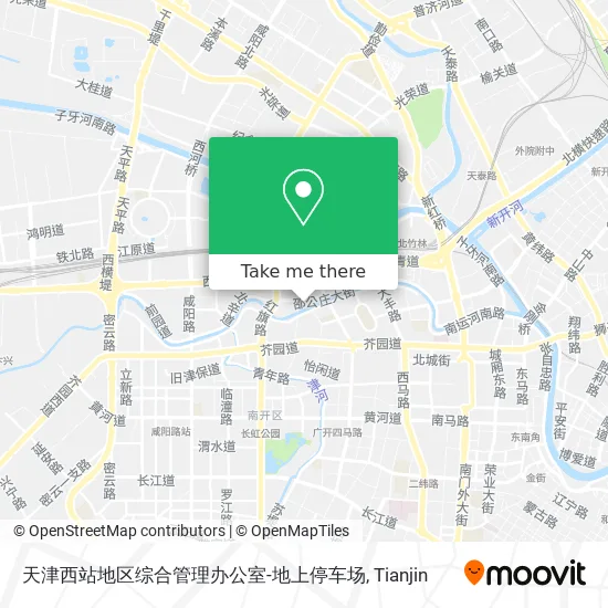 天津西站地区综合管理办公室-地上停车场 map