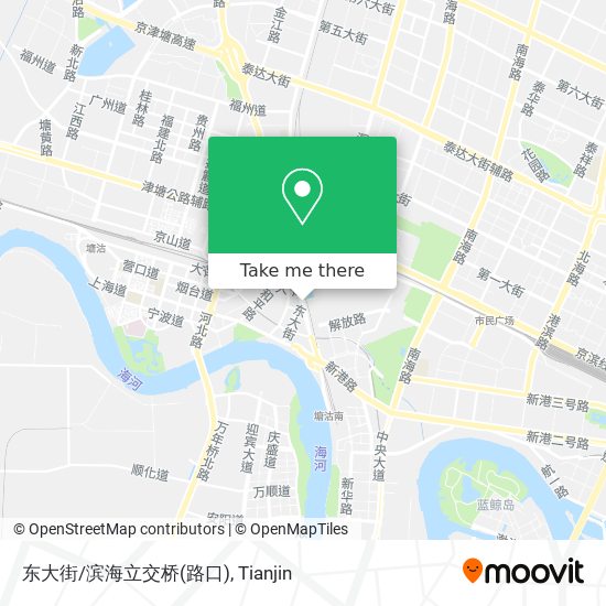 东大街/滨海立交桥(路口) map
