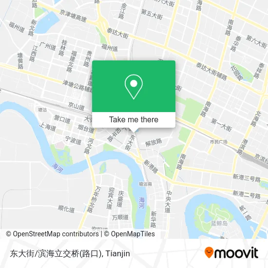 东大街/滨海立交桥(路口) map