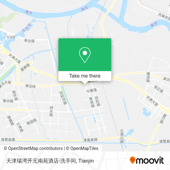 天津瑞湾开元南苑酒店-洗手间 map