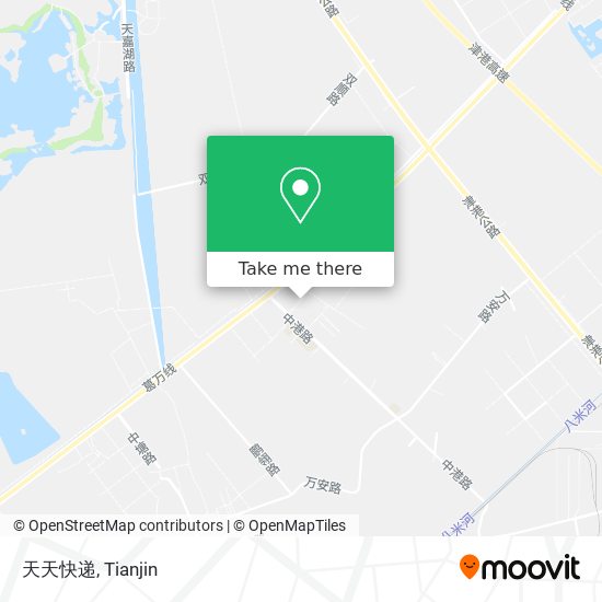 天天快递 map