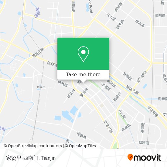 家贤里-西南门 map