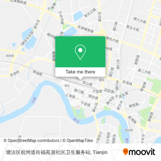 塘沽区杭州道街福苑居社区卫生服务站 map