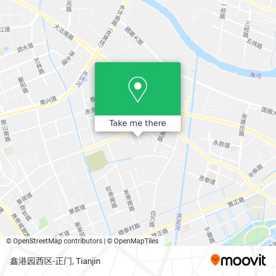 鑫港园西区-正门 map