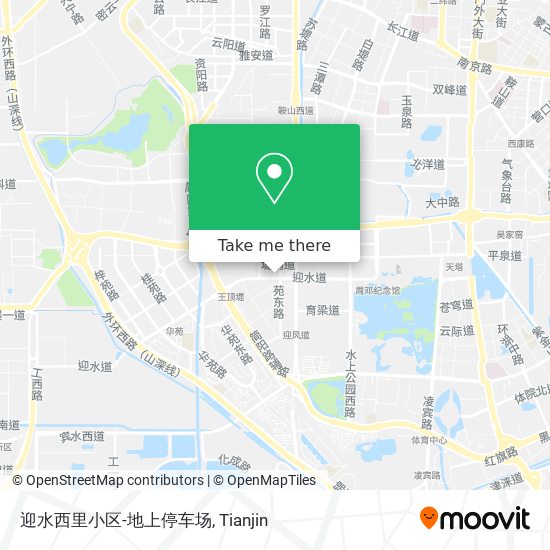 迎水西里小区-地上停车场 map