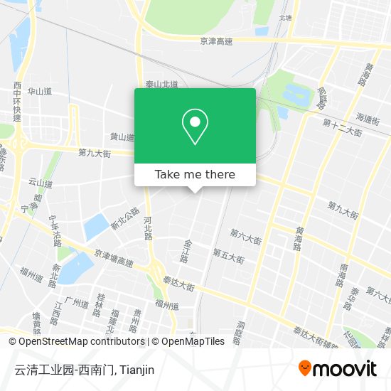 云清工业园-西南门 map