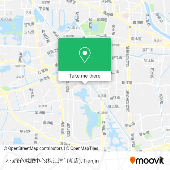 小s绿色减肥中心(梅江津门湖店) map