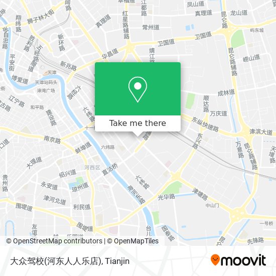 大众驾校(河东人人乐店) map
