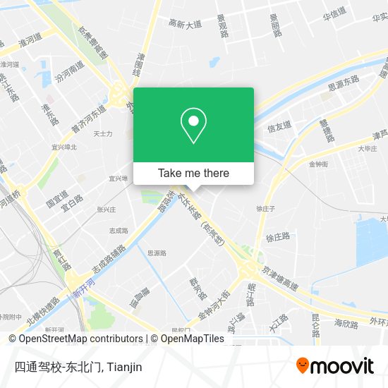 四通驾校-东北门 map