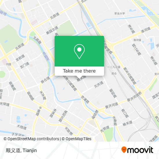 顺义道 map