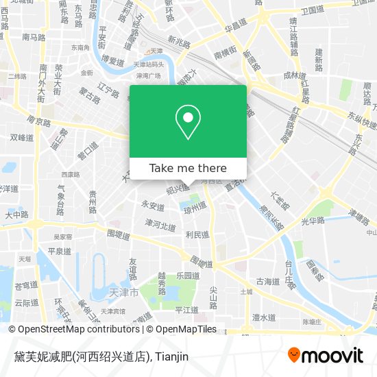 黛芙妮减肥(河西绍兴道店) map