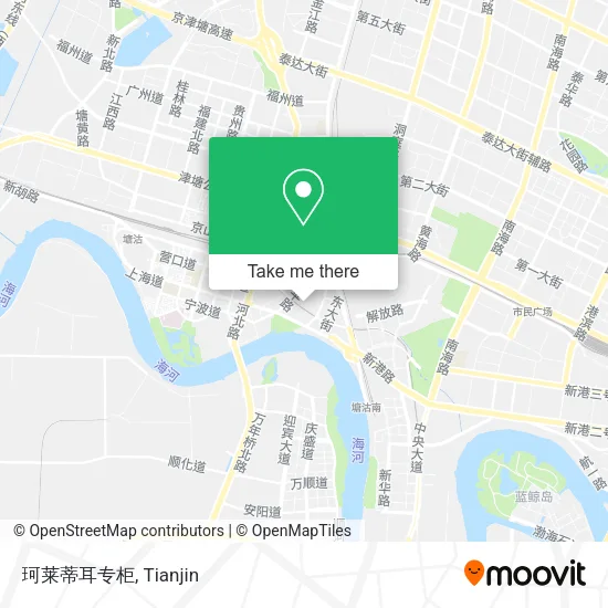 珂莱蒂耳专柜 map