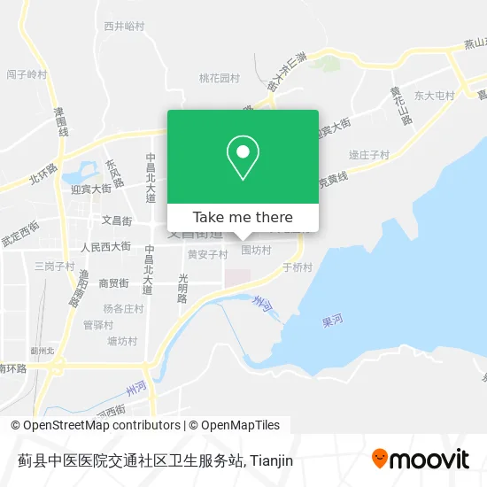 蓟县中医医院交通社区卫生服务站 map