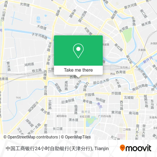 中国工商银行24小时自助银行(天津分行) map