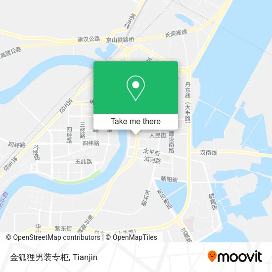 金狐狸男装专柜 map