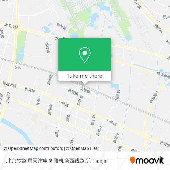 北京铁路局天津电务段机场西线路所 map