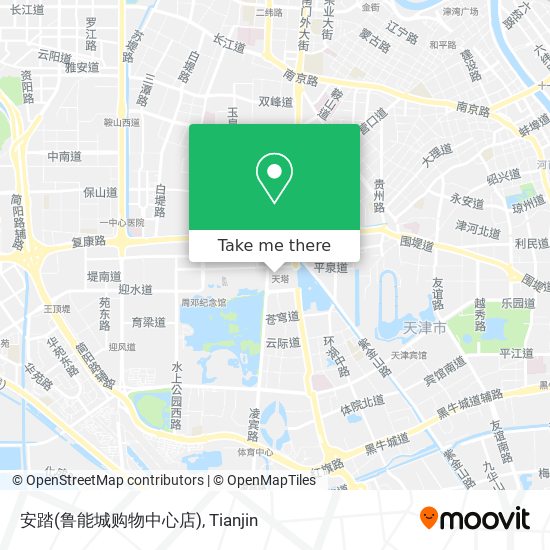 安踏(鲁能城购物中心店) map