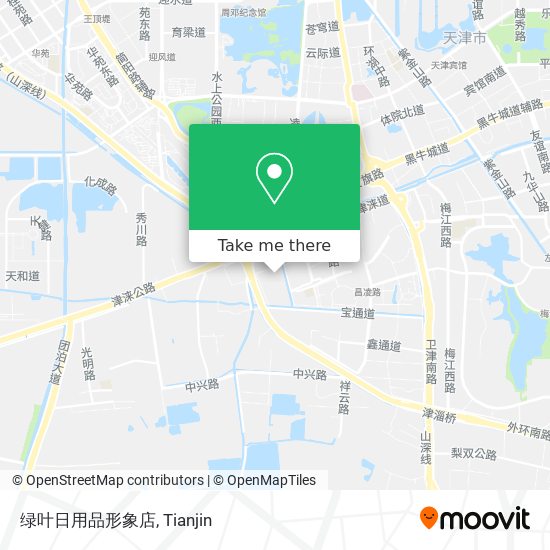 绿叶日用品形象店 map