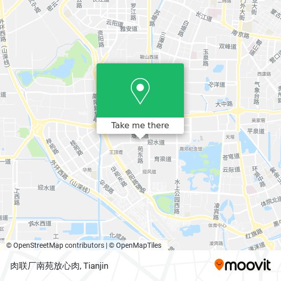 肉联厂南苑放心肉 map