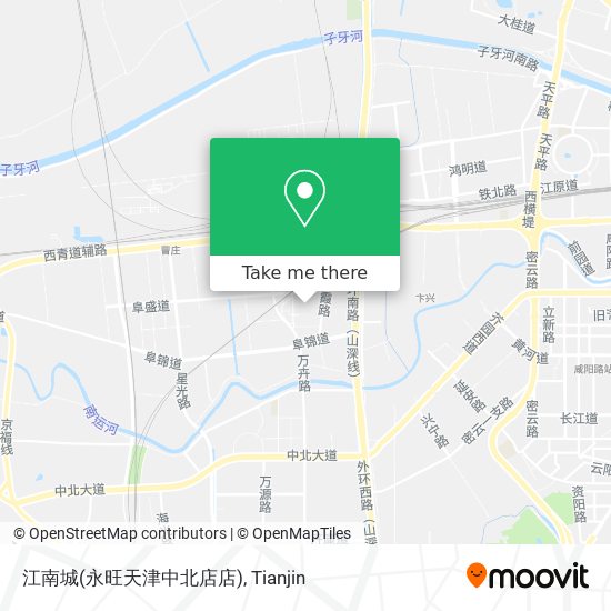 江南城(永旺天津中北店店) map
