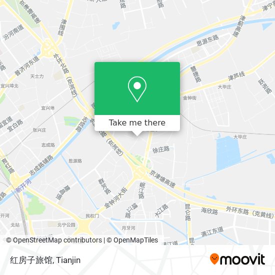 红房子旅馆 map