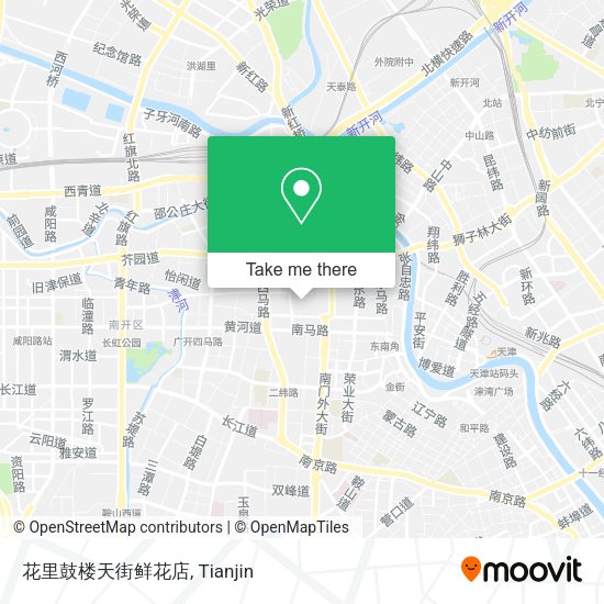 花里鼓楼天街鲜花店 map