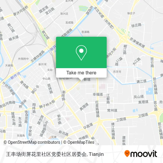 王串场街屏花里社区党委社区居委会 map