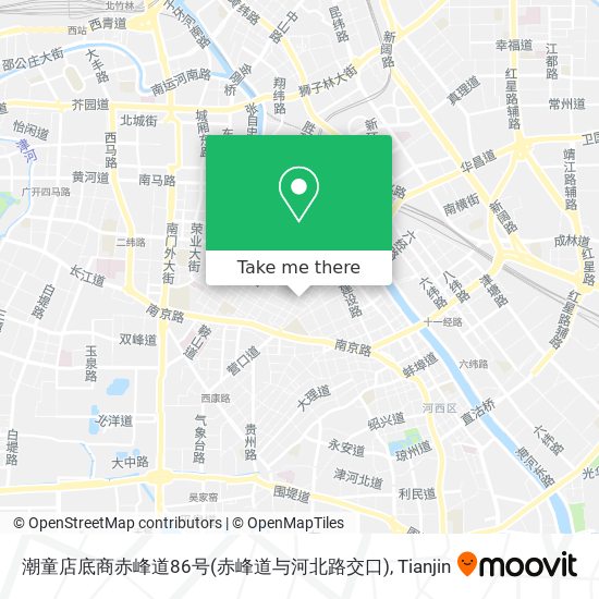 潮童店底商赤峰道86号(赤峰道与河北路交口) map