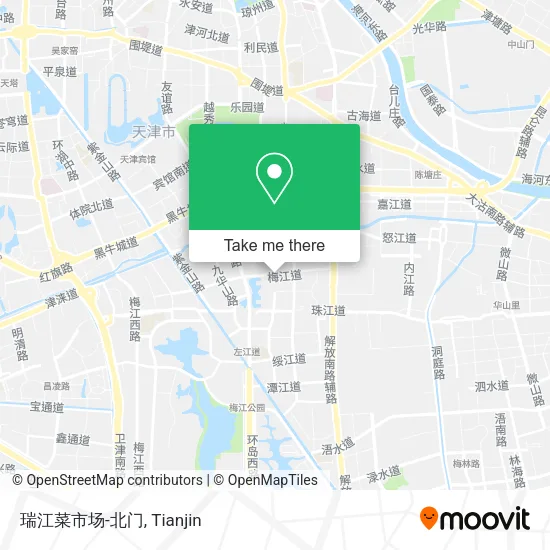 瑞江菜市场-北门 map