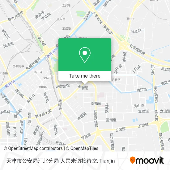 天津市公安局河北分局-人民来访接待室 map