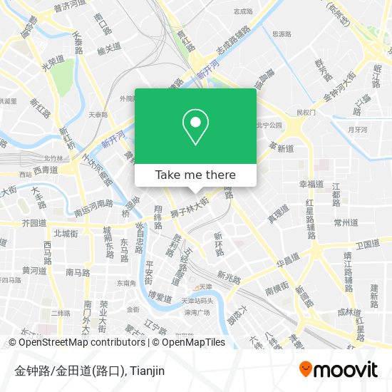 金钟路/金田道(路口) map