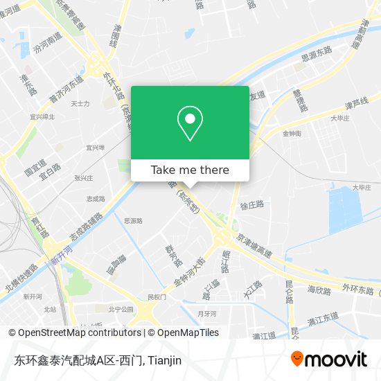 东环鑫泰汽配城A区-西门 map
