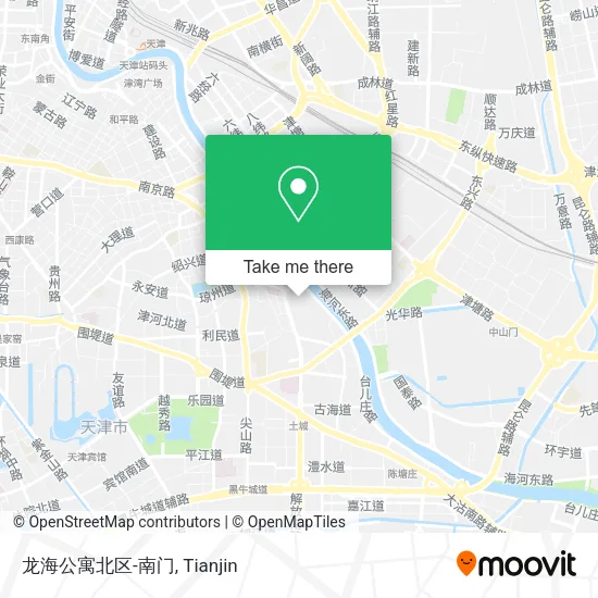 龙海公寓北区-南门 map