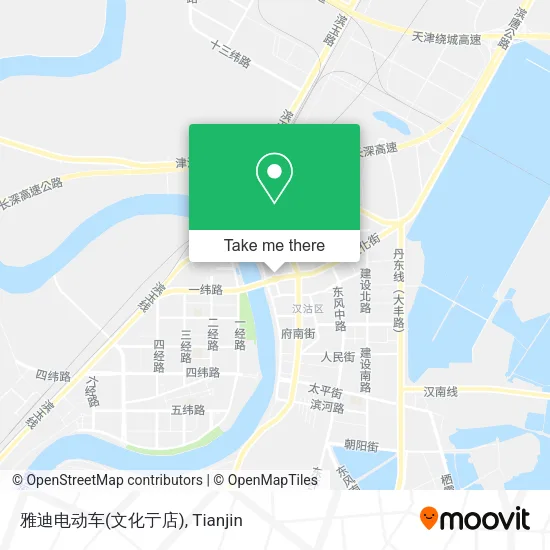 雅迪电动车(文化亍店) map