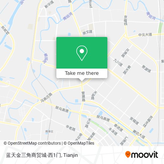 蓝天金三角商贸城-西1门 map