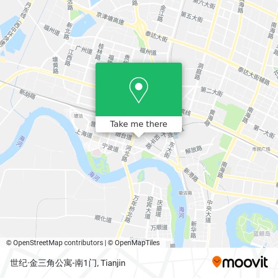 世纪·金三角公寓-南1门 map