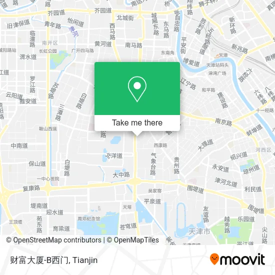 财富大厦-B西门 map