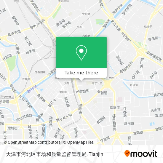 天津市河北区市场和质量监督管理局 map