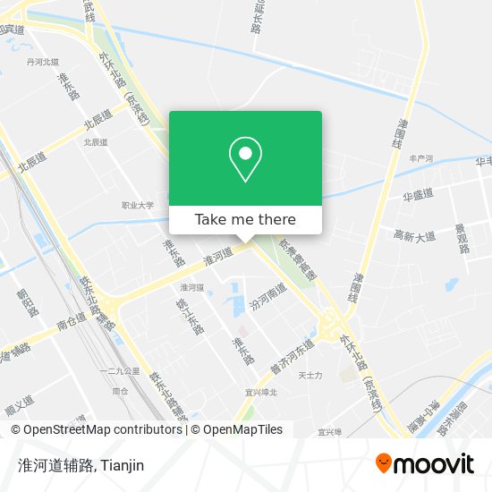 淮河道辅路 map