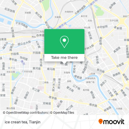 ice crean tea map