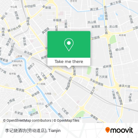 李记烧酒坊(劳动道店) map