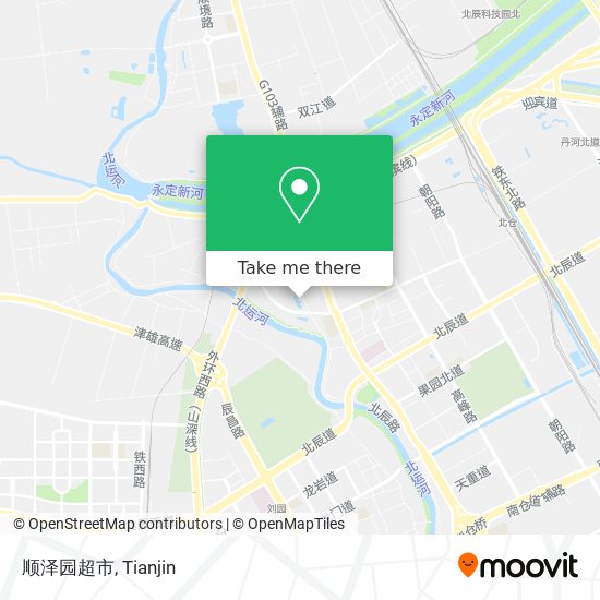 顺泽园超市 map