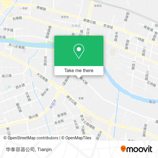 华泰容器公司 map